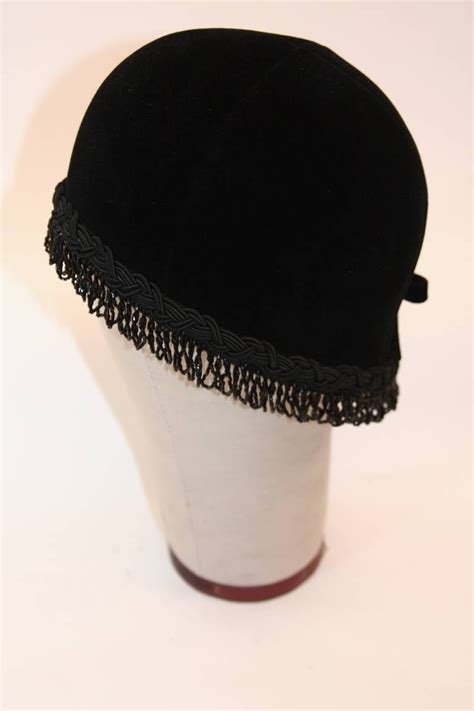 christian dior black velvet beaded